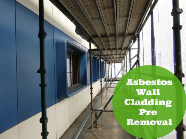School Wall Cladding Pre Asbestos Removal